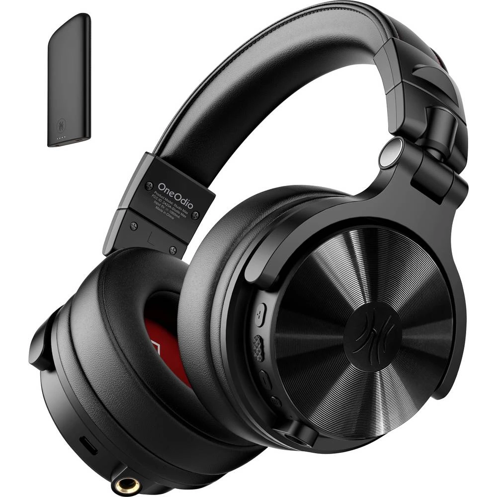 OneOdio Studio Max 1 Over Ear slušalice Bluetooth®, žičani, bežični crna High-Resolution Audio okretni jastučiči za uši, slika