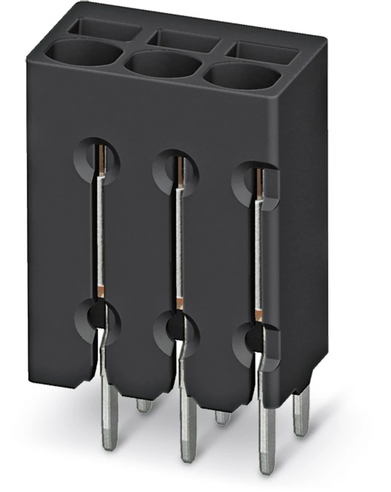 Opružna blok stezaljka 0.50 mm broj polova: 4 PTSM 0,5/ 4-2,5-V THR R44 Phoenix Contact crne boje 310 kom. slika