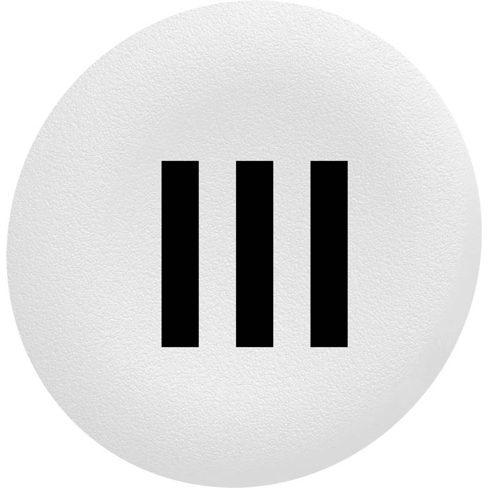 Schneider Electric ZBAF137 poklopac tipke   III bijela 10 St. slika