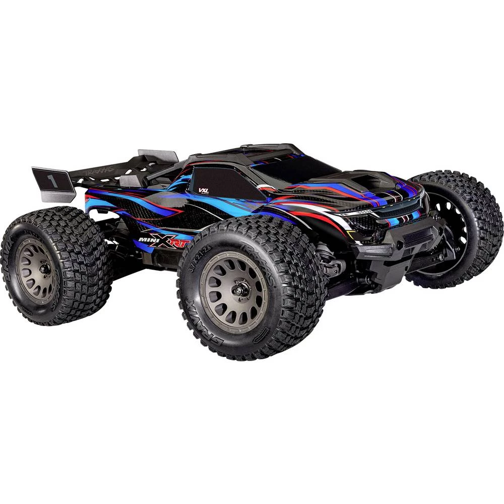 Traxxas Mini XRT VXL-3s plava boja bez četkica 1:10 RC model automobila električni monstertruck pogon na sva četiri kota slika