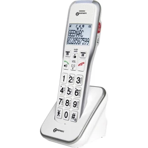 Geemarc DECT595 telefon s kabelom za seniore responder, handsfree, optički signal tijekom primanja poziva, za kompatibilna slušn slika