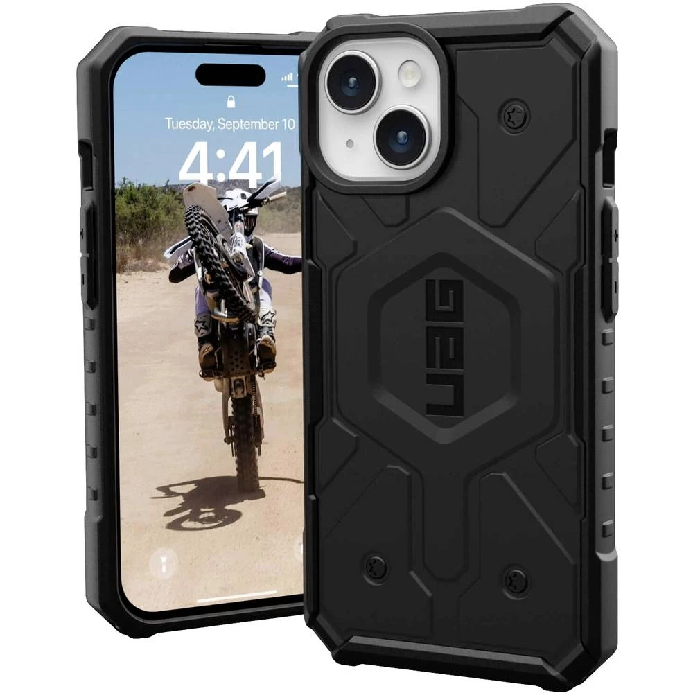 Urban Armor Gear Pathfinder MagSafe stražnji poklopac za mobilni telefon Apple iPhone 15 crna slika