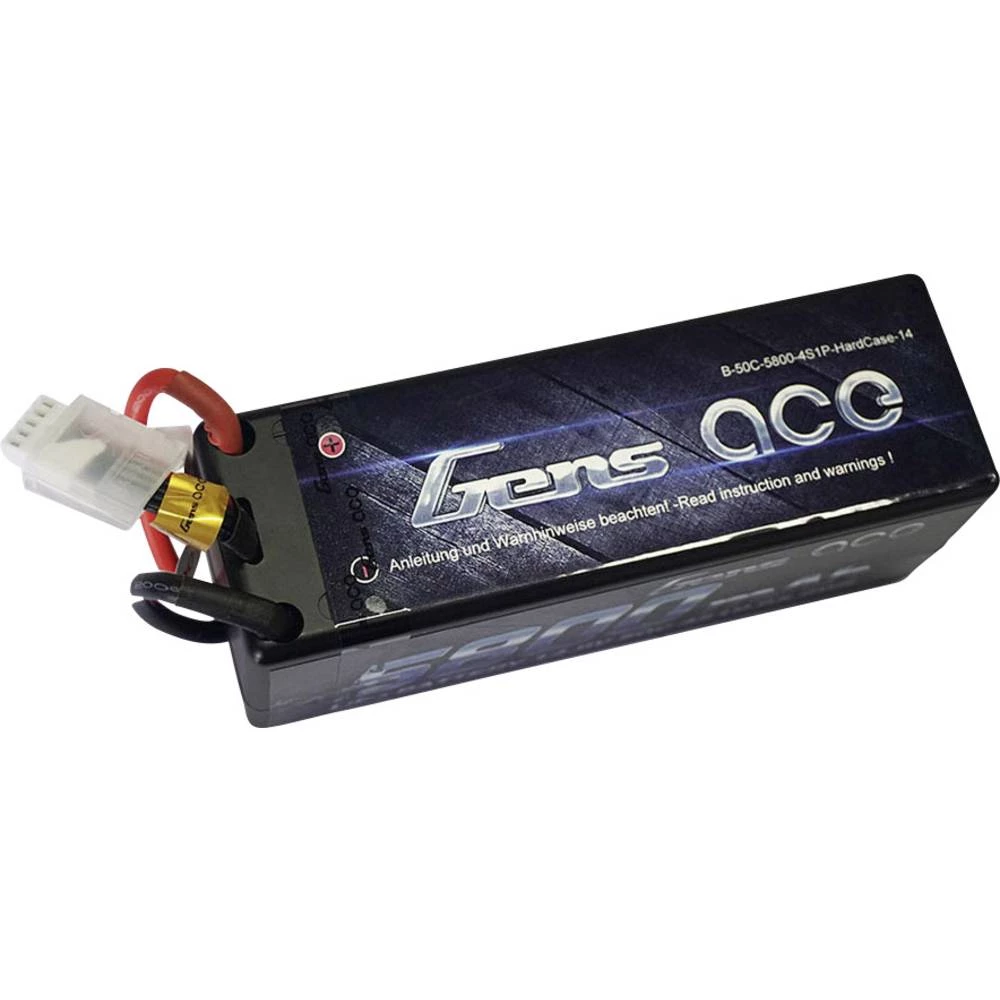 LiPo akumulatorski paket za modele 14.8 V 5800 mAh Broj ćelija: 4 50 C Gens ace Kutija tvrda XT90 slika