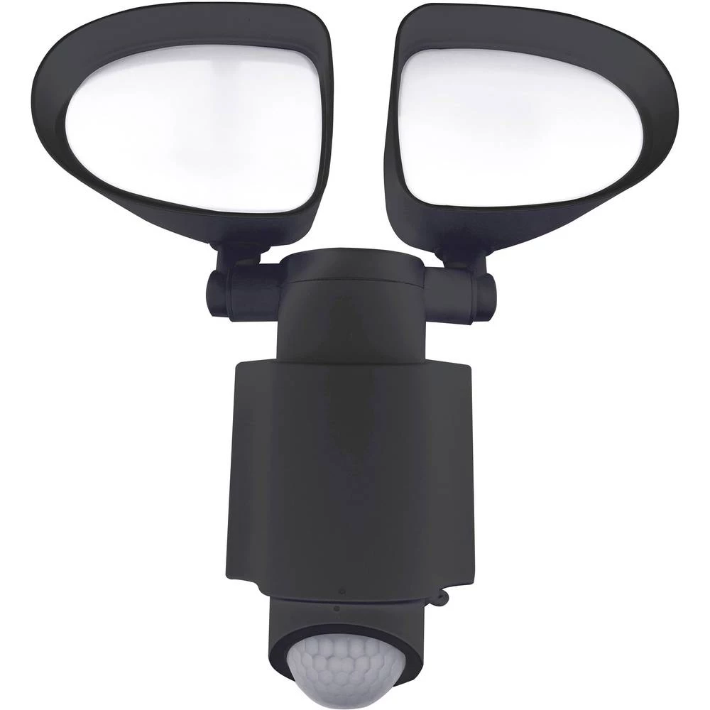 Solarna točka s detektorom pokreta 6 W Dnevno svjetlo-bijela Müller Licht 21000028 Crna slika