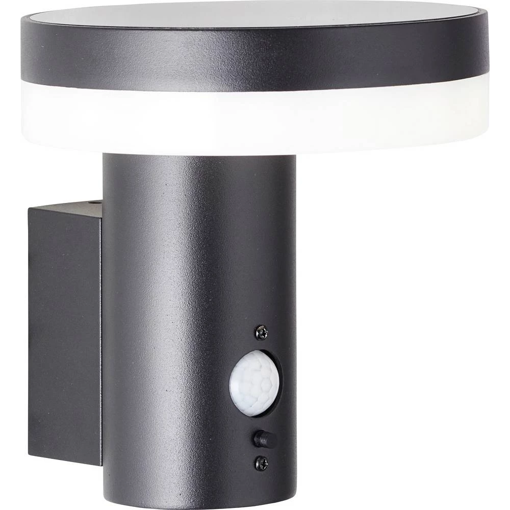 Brilliant Maylam G96426/06 vanjska solarna zidna lampa s detektorom pokreta   6 W neutralna bijela slika