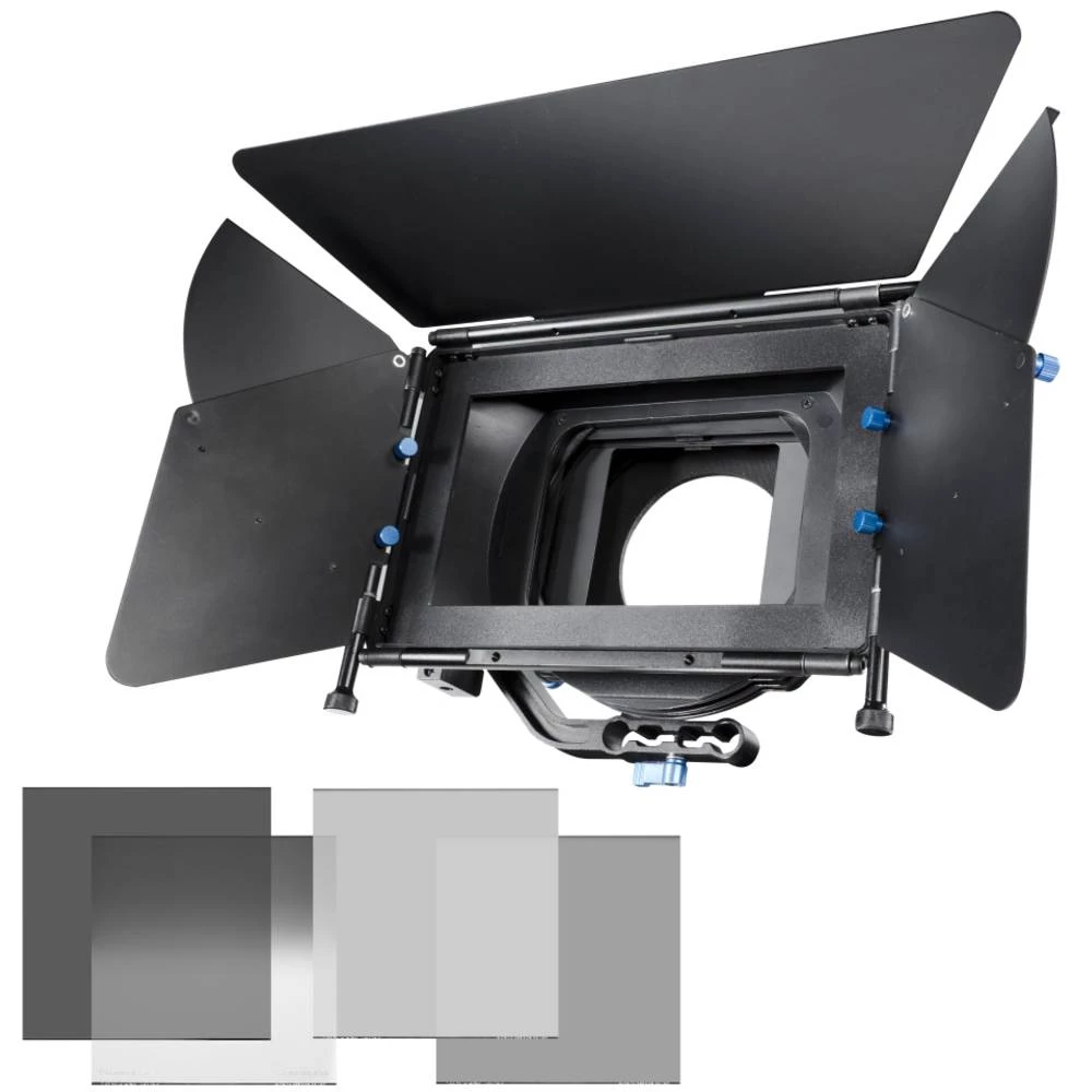 Set svjetlosnih oblika Walimex Pro Matte Box Director II Kit + Graufilter (D x Š x V) 205 x 298 x 194 mm 1 ST slika