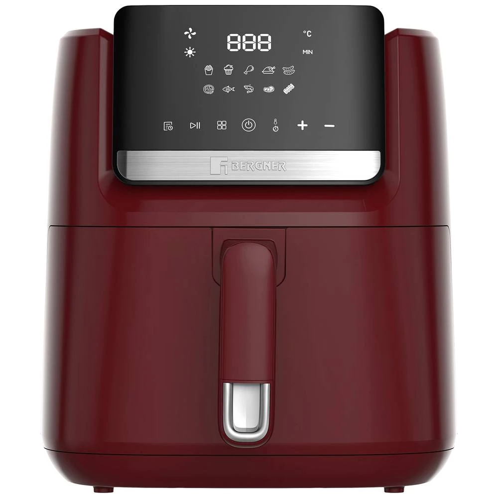 Bergner  friteza na vrući zrak 1600 W premaz protiv lijepljenja, zaštita od pregrijavanja, sa zaslonom, funkcija tajmer, slika