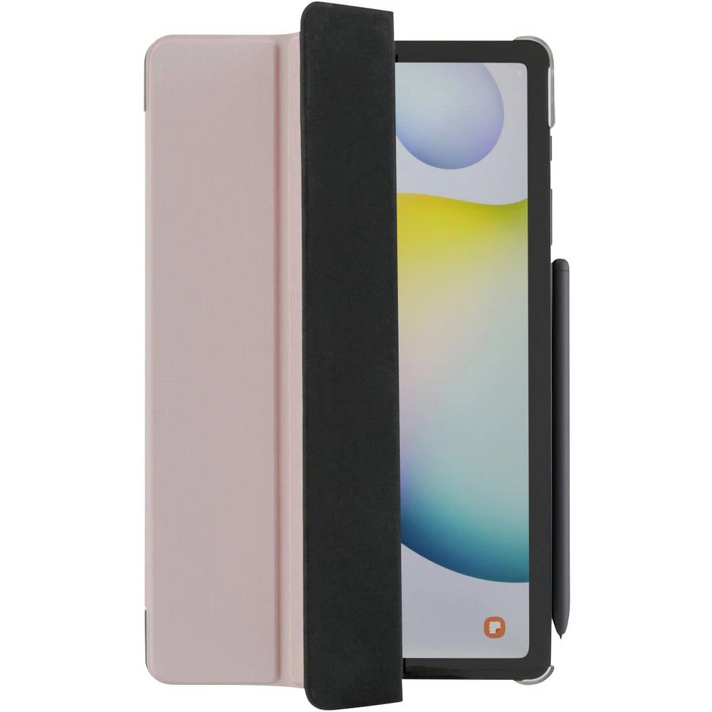 Hama "FoldClear" flipcase etui Samsung Galaxy Tab S6 Lite ružičasto-zlatna (roségold), crna tablet etui slika