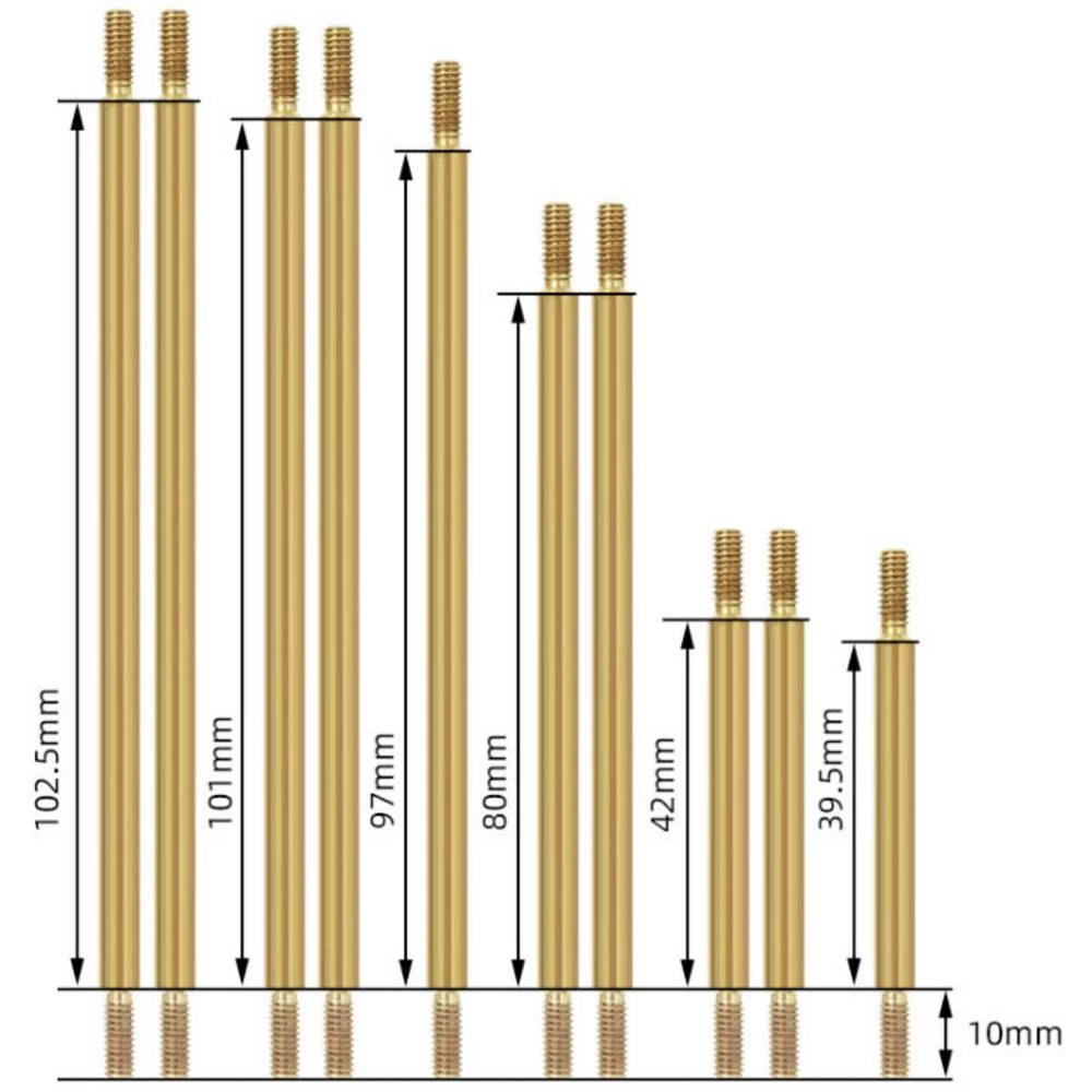 TSP Racing TSP-600712 tuning dio TSP-Racing mesingane veze Traxxas TRX-4 324 međuosovinski razmak - 149g slika