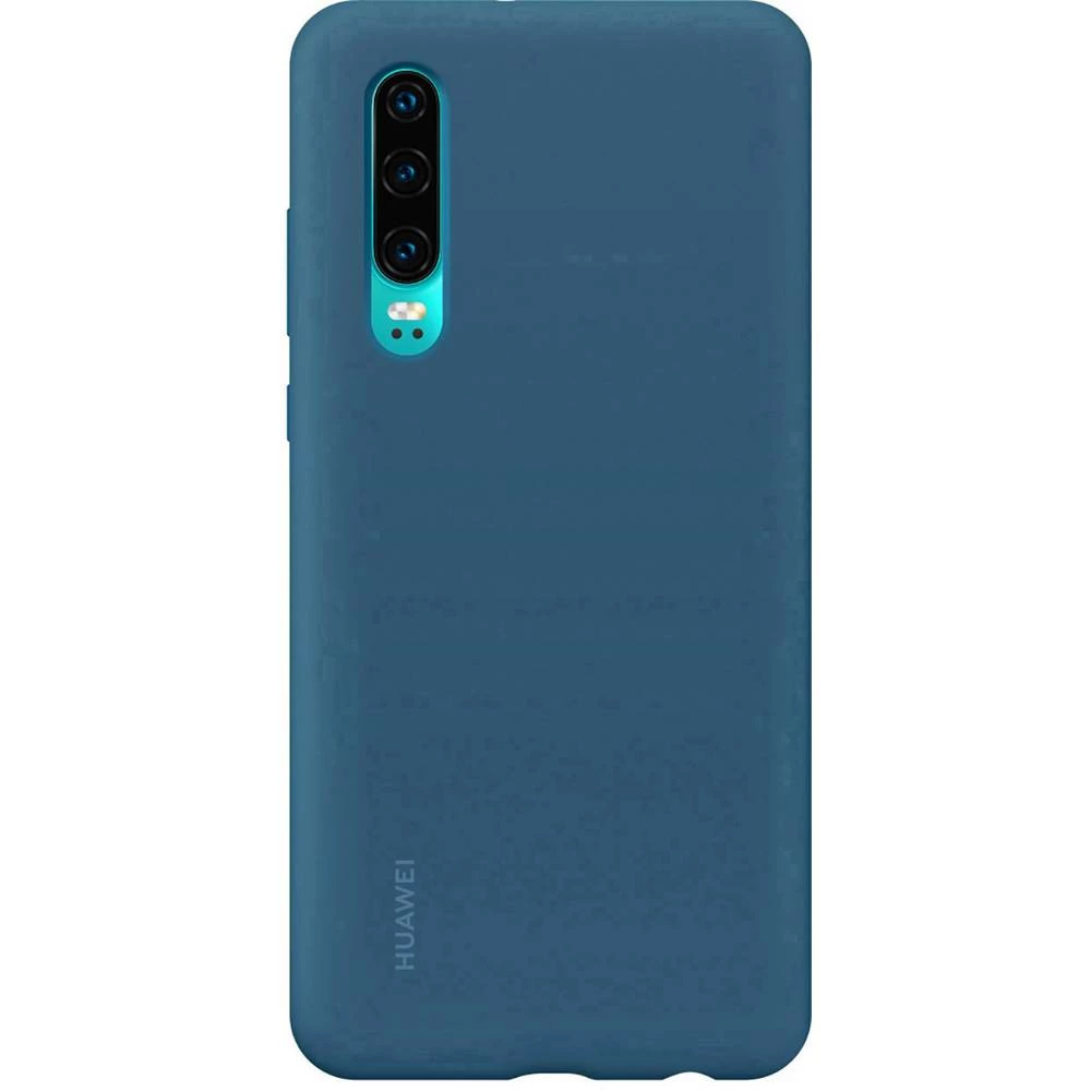 HUAWEI Silicone Car Case Stražnji poklopac za mobilni telefon Pogodno za: Huawei P30 Plava boja slika
