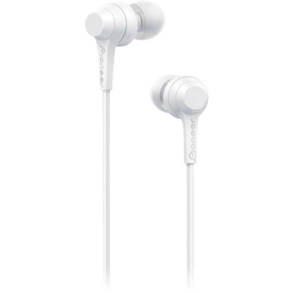 Naglavne slušalice Pioneer SE-C1T U ušima Slušalice s mikrofonom Bijela slika
