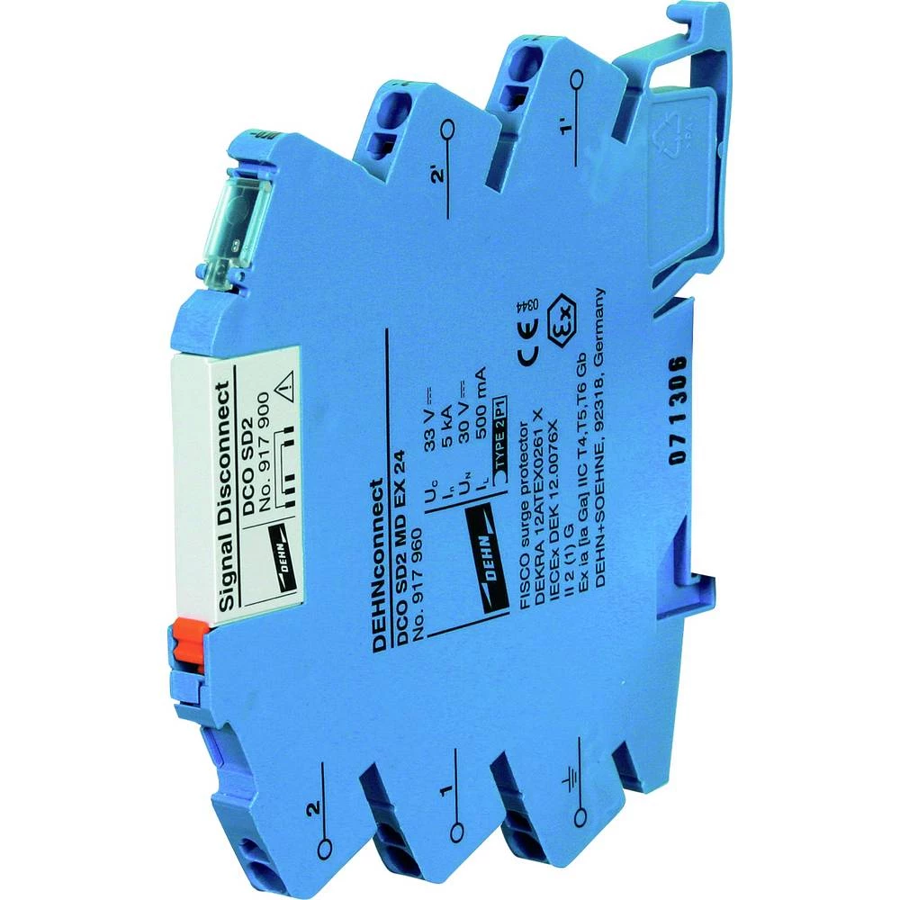 DEHN 917960 Überspannungsableiter-Reihenklemme 2-polig DEHNconnect SD2 odvodnik prenapona   10 kA  1 St. slika