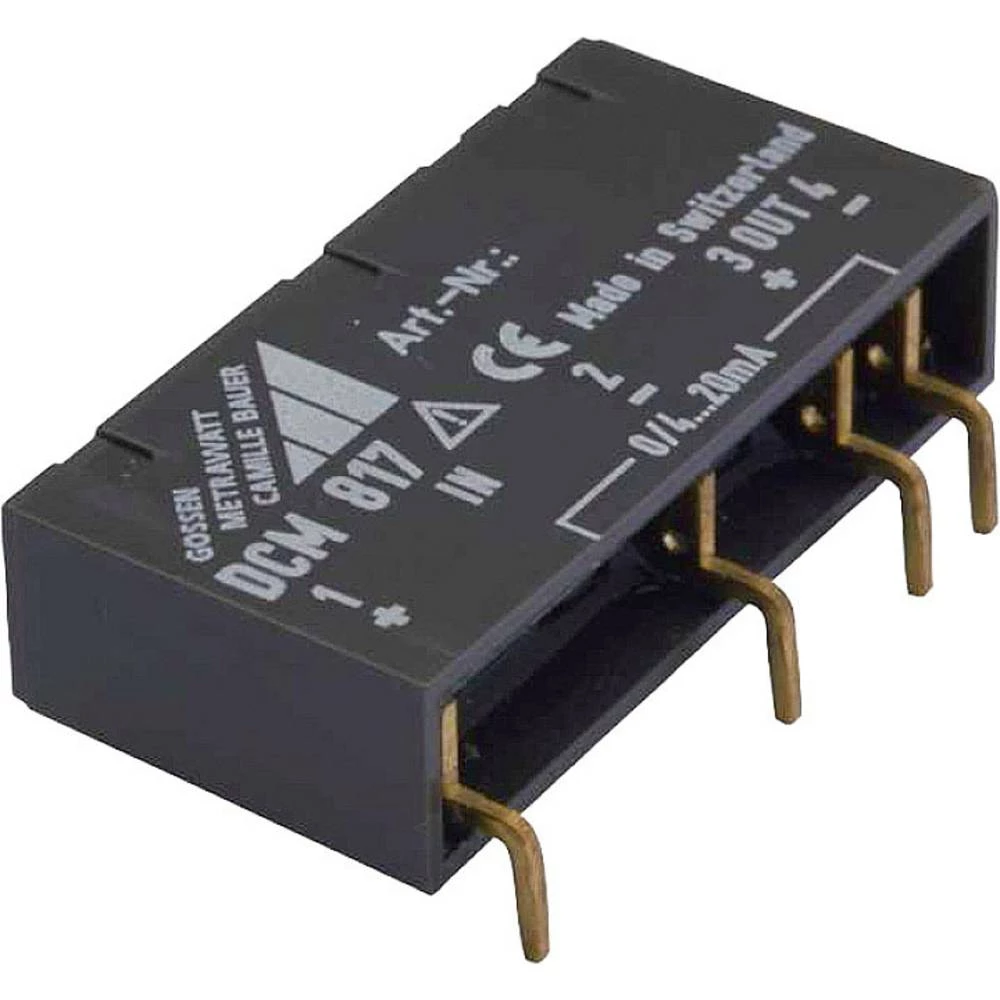 Pasivni izolator istosmjernog signala DCM 817 s kutnim pinovima za lemljenje Camille Bauer 988719 1 St. slika