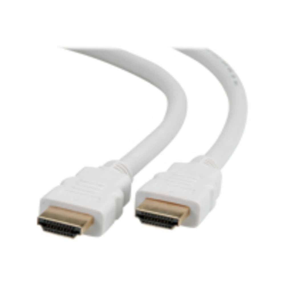 Roline HDMI priključni kabel HDMI A utikač 3.00 m bijela 11.04.5703 sa zaštitom HDMI kabel slika
