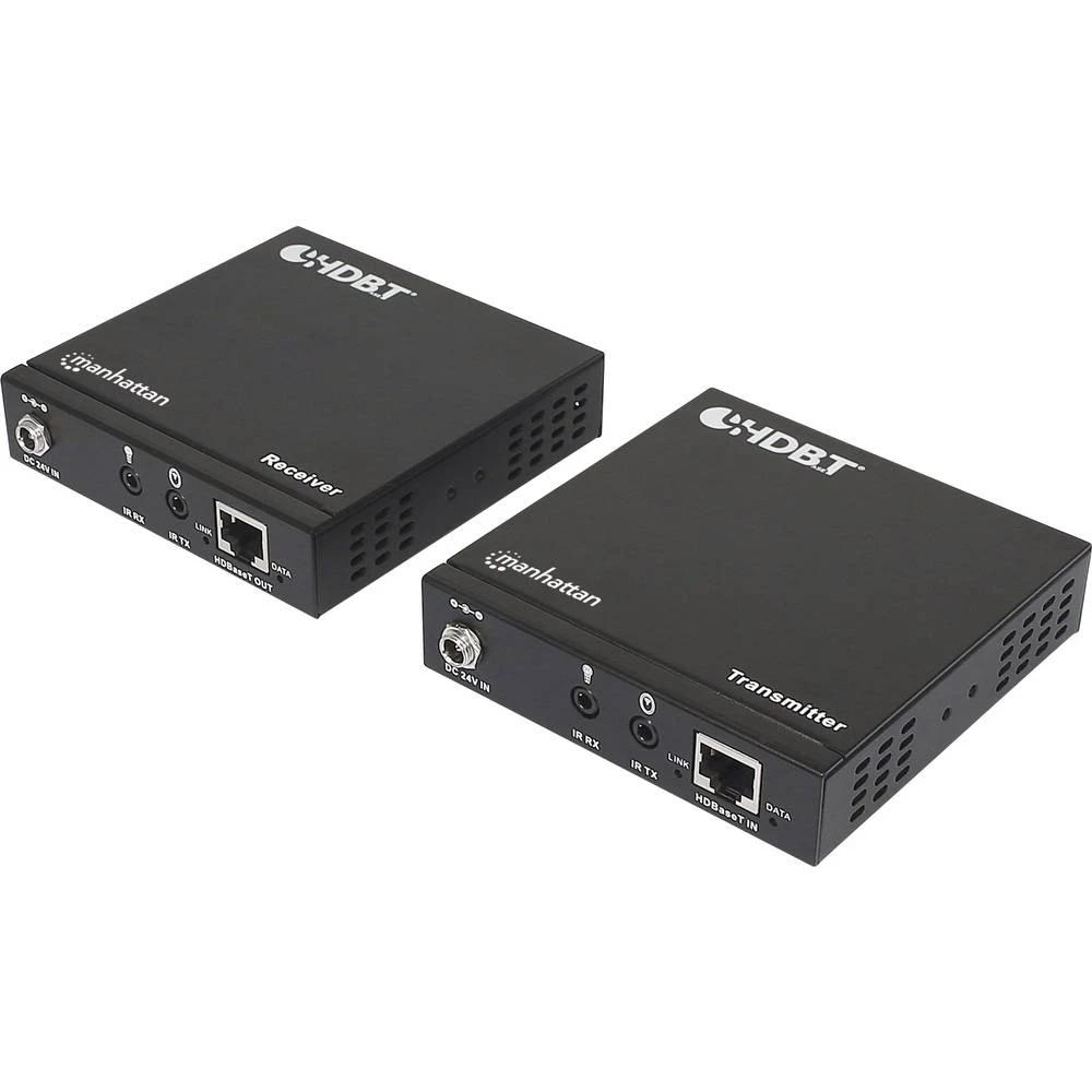 HDMI&trade;, RS232 Proširenje (produžetak) Putem mrežnog kabela RJ45 Manhattan 207973 100 m slika