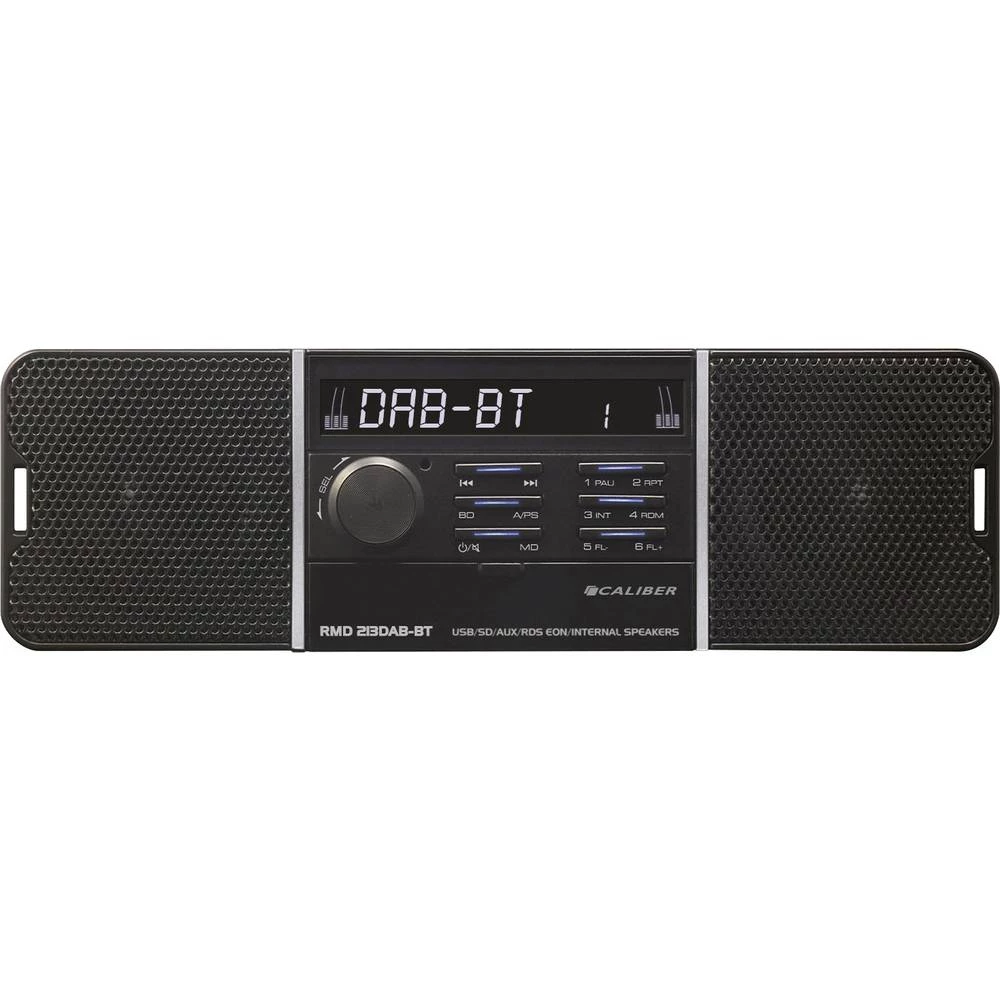 Kalibar RMD213DAB-BT - Auto radio s Bluetooth i DAB+ i ugrađenim zvučnicima - USB - SD - AUX Caliber RMD213DAB-BT autoradio DAB + tuner, retro dizajn slika