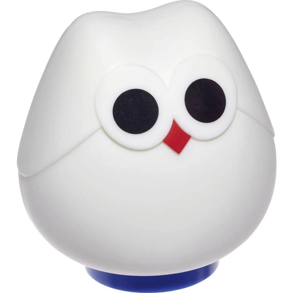 TFA Dostmann LED Nachtlicht SCHUHU 43.2035.02 Noćno svjetlo Okrugli Sova LED Narančastožuta Bijela, Plava boja slika