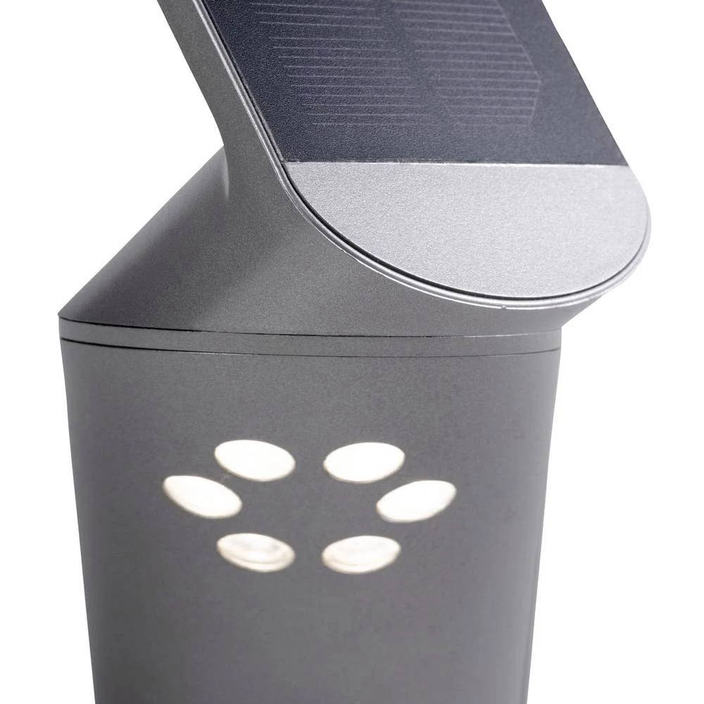 Paulmann Ilias 94261 Vanjska solarna zidna lampa s detektorom pokreta 1.20 W Toplo-bijela Bijela slika