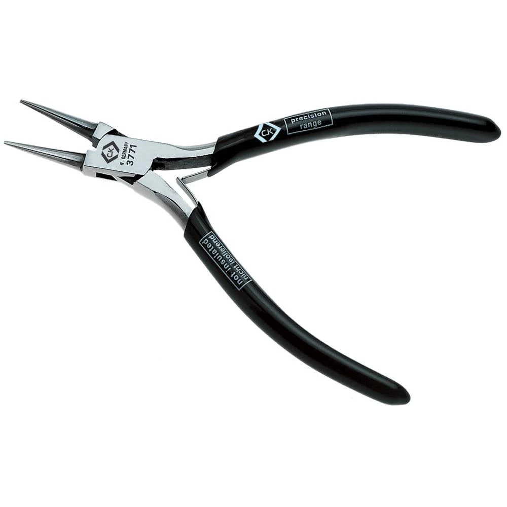 C.K T3771 elektronika, precizna mehanika okrugla kliješta ravno ugljični čelik 120 mm slika