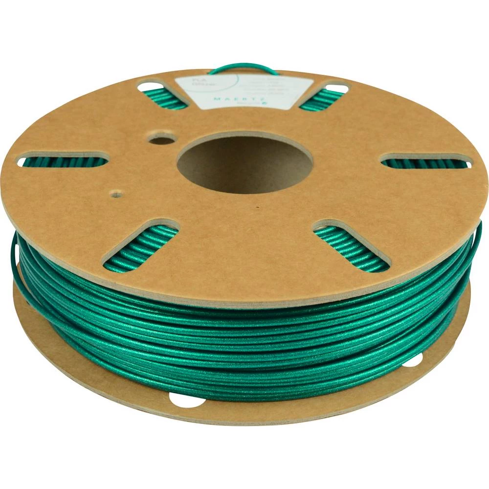 Maertz PMMA-1001-008 Polyactic-Acid Glitter 3D pisač filament pla 2.85 mm 750 g plavo-zelena boja, svjetlucavi efekt slika