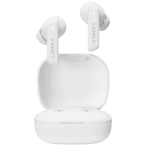 Lamax Clips1 In Ear Headset Bluetooth® stereo bijela indikator napunjenosti baterije, slušalice s mikrofonom, kutija slika