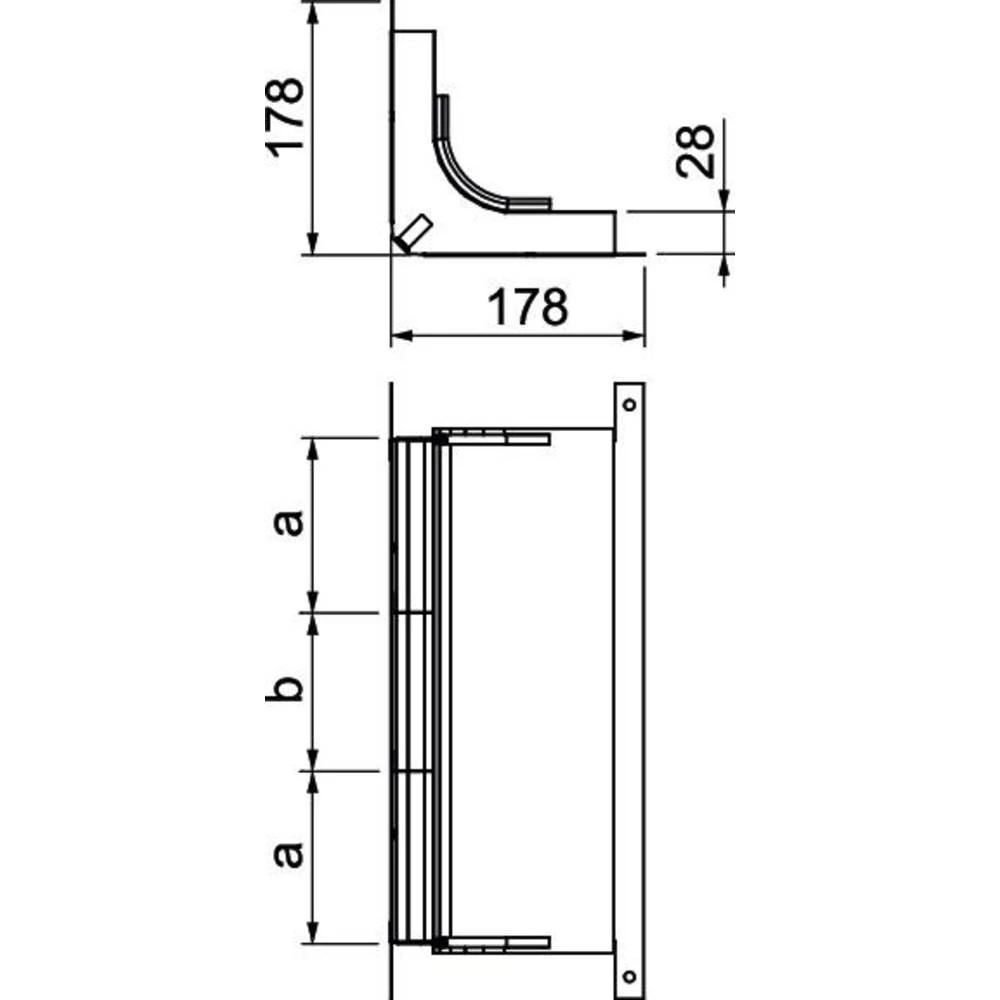 OBO Bettermann 7400657 luk (Š x V) 350.00 mm x 28.00 mm kom. slika