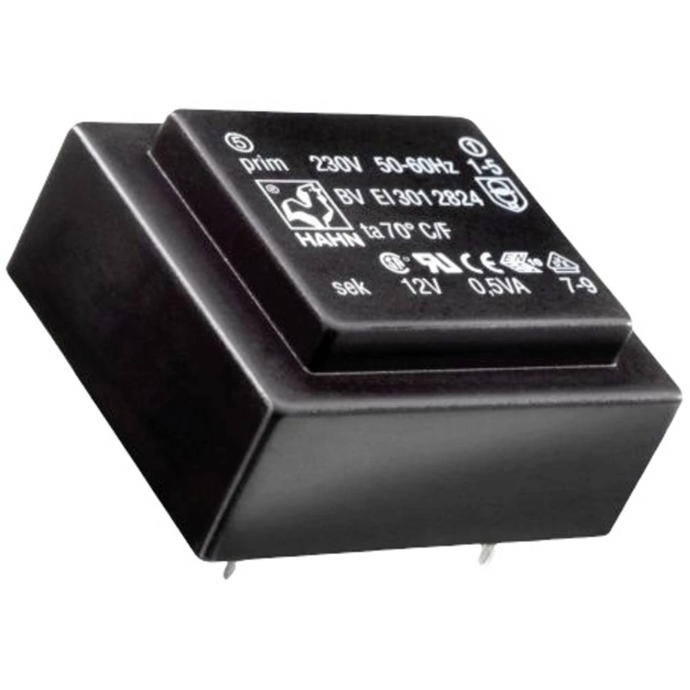 Hahn BV EI 303 2030 transformator za tiskanu pločicu 1 x 230 V 1 x 6 V/AC 1.9 VA slika