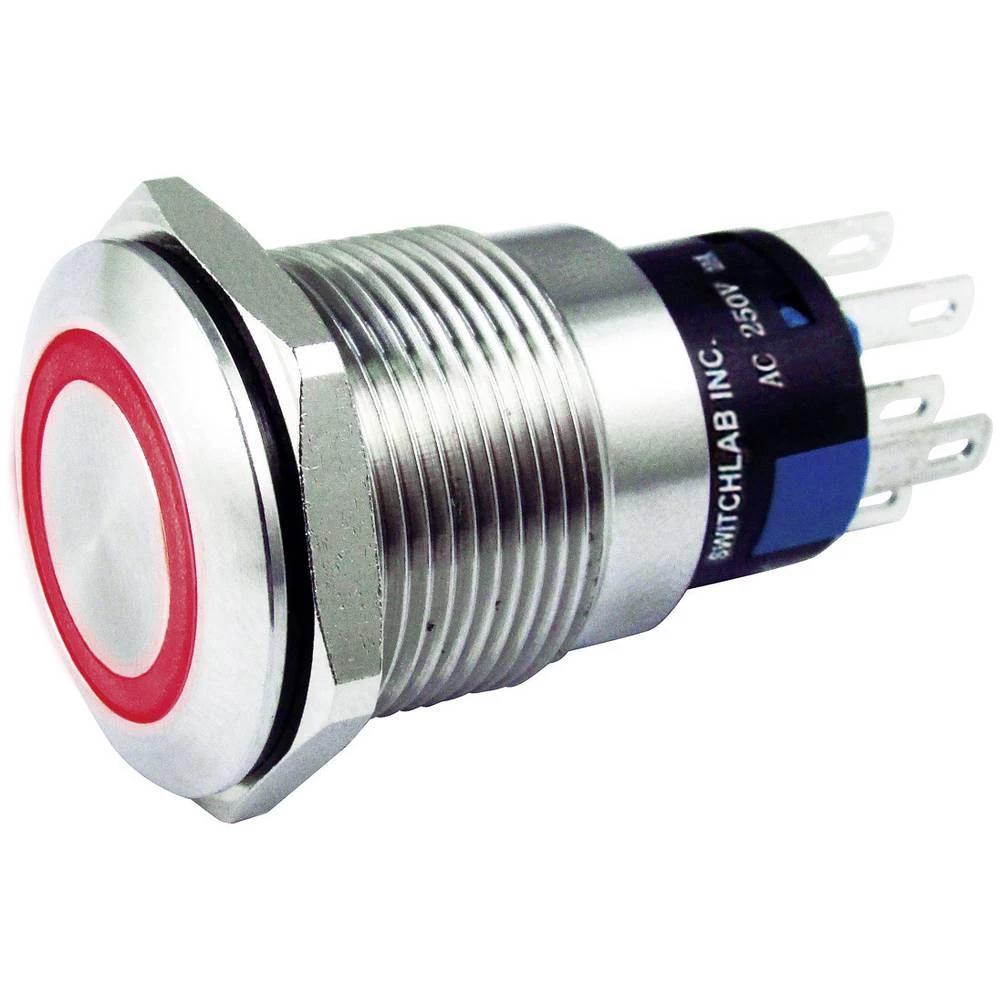 DECA F24S1-1233GFS002 Tlačno tipkalo sa zaštitom od vandalizma 250 V 5 A 1 x ON/(ON) IP67 vraća se u izsprijedai položaj 1 ST slika