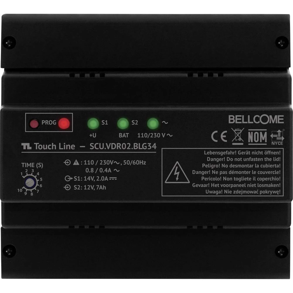 Bellcome SCU.VDR02.BLG34 Video-portafon Crna slika