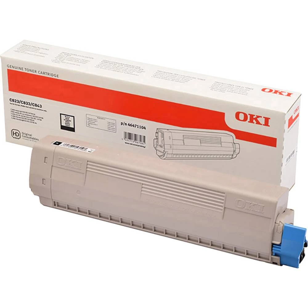 OKI Toner C823 C833 C843 46471104 Original Crn 7000 Stranica slika