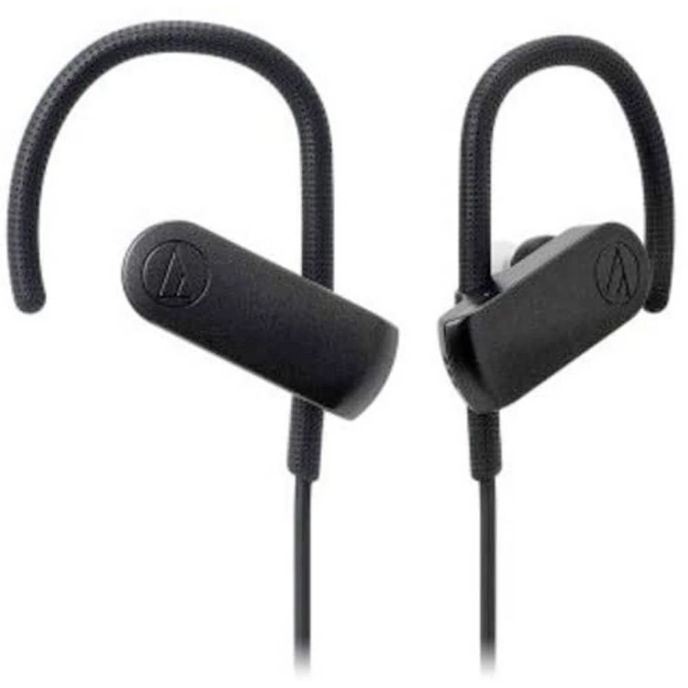 Audio Technica 70BTBK Bluetooth® sportske on ear slušalice na ušima petlja za uho, vodoodbojne, kontrola na dodir , ko slika