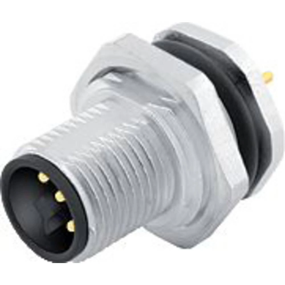 binder 09 0631 90 04-20 okrugli konektori muški konektor za prirubnicu Ukupan broj polova: 4 Serija (Okrugli utični kone slika