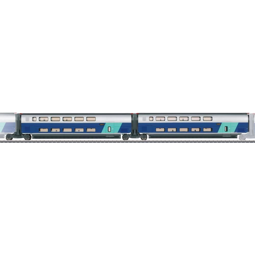 Märklin 043433 Dodatni automobilski set 2 za TGV Euroduplex SNCF-a slika