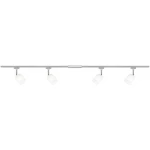 Paulmann Blossom Komplet sustava šina U-šina G9 40 W LED Krom boja, Krom (mat) boja, Satenasta