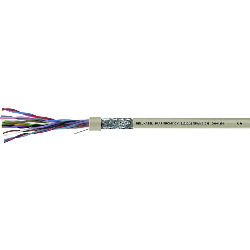 HELU 17005-1000 vod za prijenos podataka LiYCY 6 x 2 x 0.5 mm² siva 1000 m slika