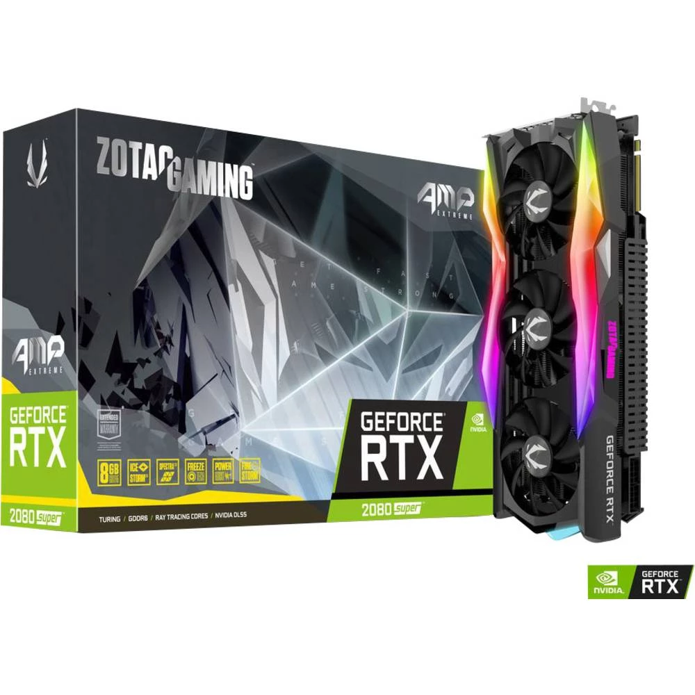 Grafička kartica Zotac Nvidia GeForce RTX2080S SUPER AMP EXTREME 8 GB GDDR6-RAM PCIe x16 HDMI&trade;, DisplayPort slika