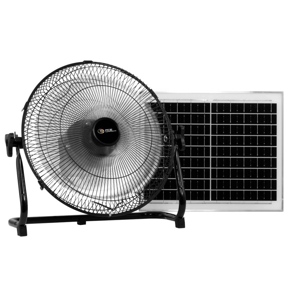 PCE Instruments PCE-SV 10 podni ventilator 10 W (Ø x V) 350 mm x 395 mm crna mogućnost pogona na akumulator, s akumulato slika