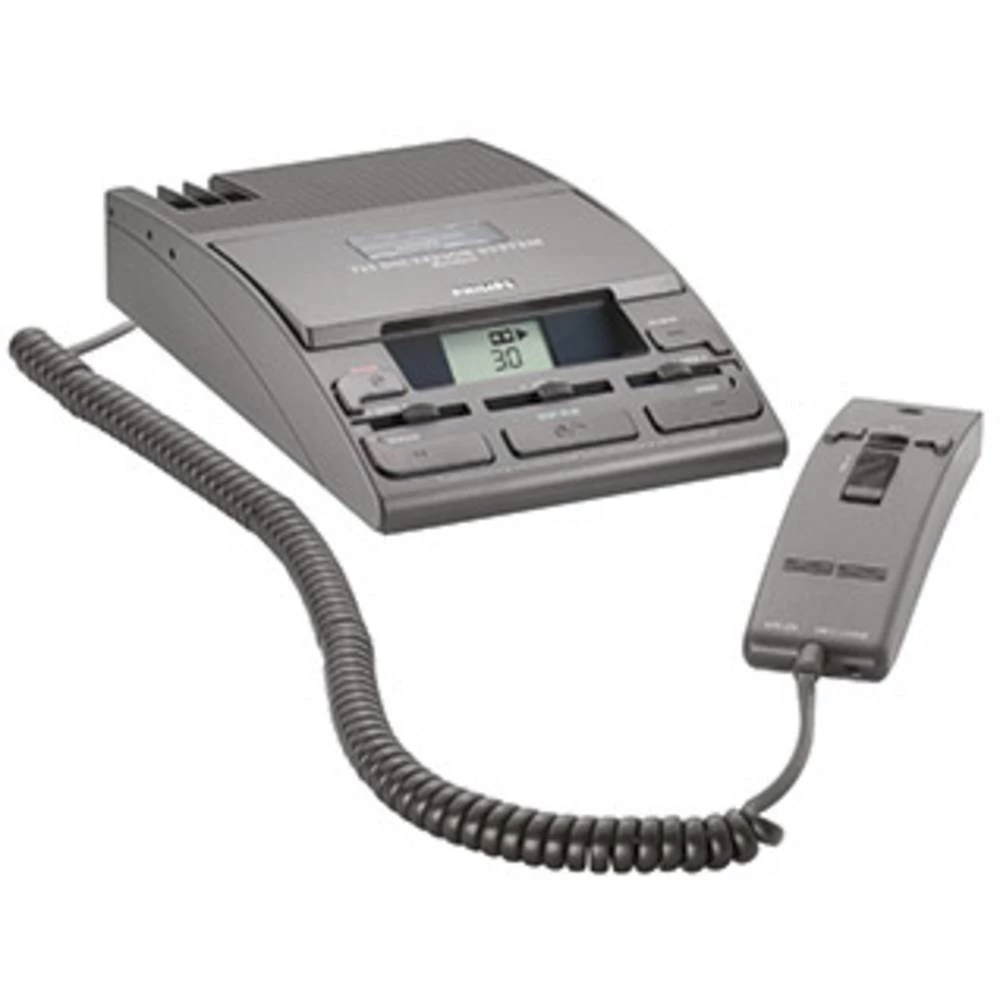 Analogni diktafon Philips LFH0725D Vrijeme snimanja (maks.) 30 min Crna slika