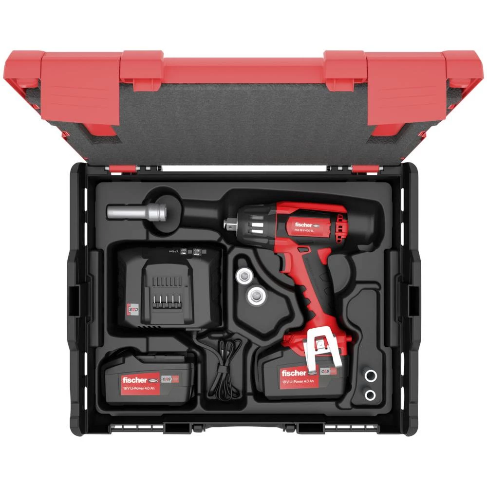 Fischer  552926  552926  akumulatorski zračni pištolj    18 V  Broj uključenih baterija 2  4.0 Ah  Li-Ion  uklj. 2 akumulatora, uklj. punjač, uklj. kofer, uklj. oprema slika