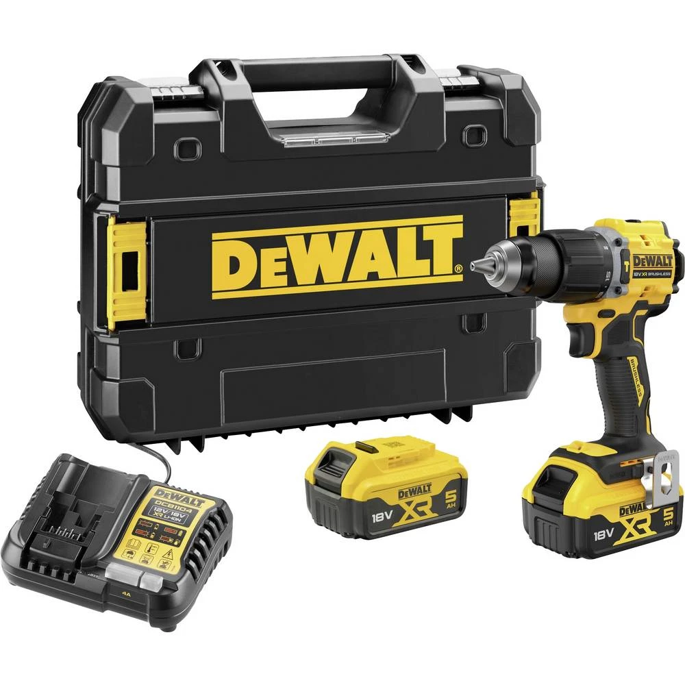 DEWALT DCD799P2T-QW 2 brzine-akumulatorski čekić uklj. 2 akumulatora, uklj. punjač, uklj. kofer slika