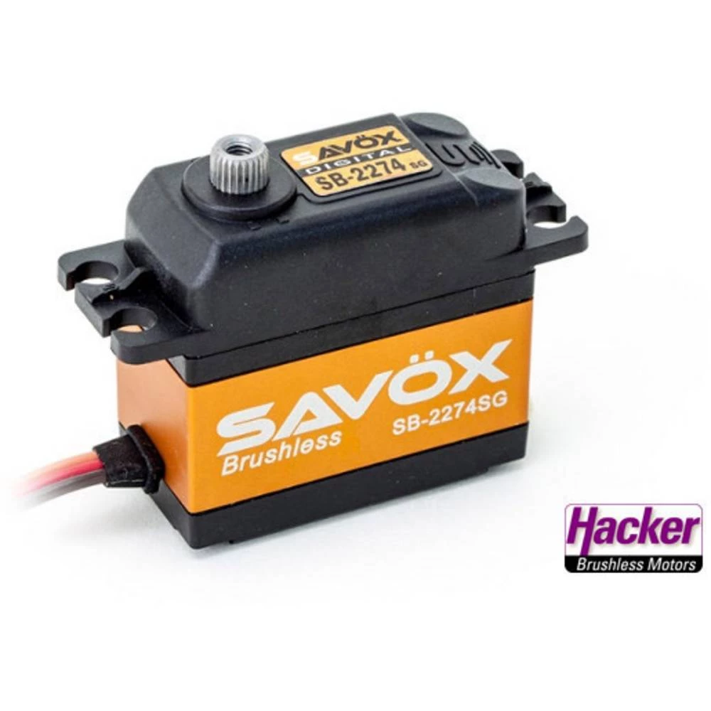 Savöx Standardni servo SB-2274SG Digitalni servo Materijal prigona: Čelik Sustav utičnica: JR slika