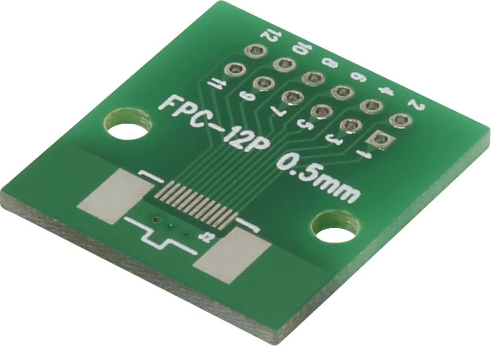 TRU COMPONENTS FPC12P Eksperimentalna ploča Epoksid (D x Š) 46.10 mm x 26.10 mm 35 &micro;m Raster 2.54 mm Sadržaj 1 ST slika