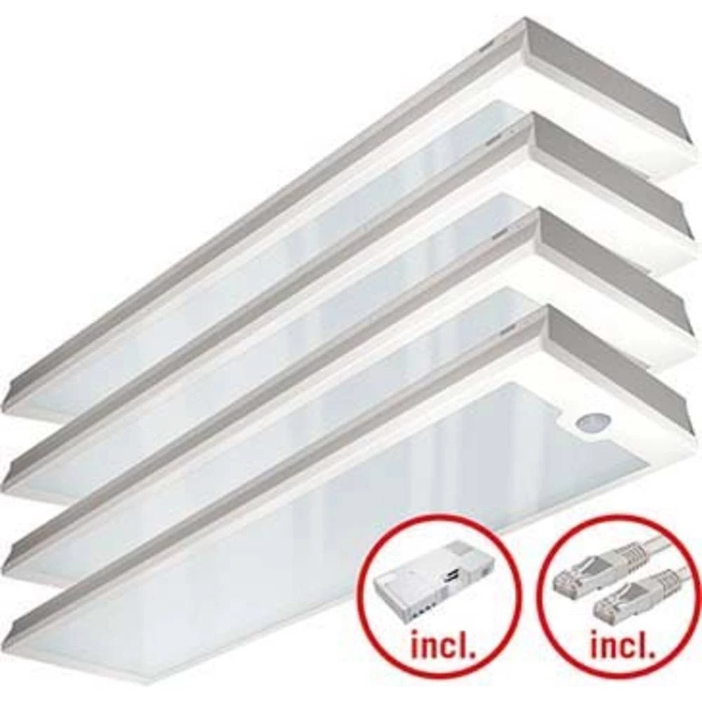 LED stropna svjetiljka LED LED fiksno ugrađena ESYLUX PNLCEL15 #EQ10129605 EQ10129605 Bijela slika