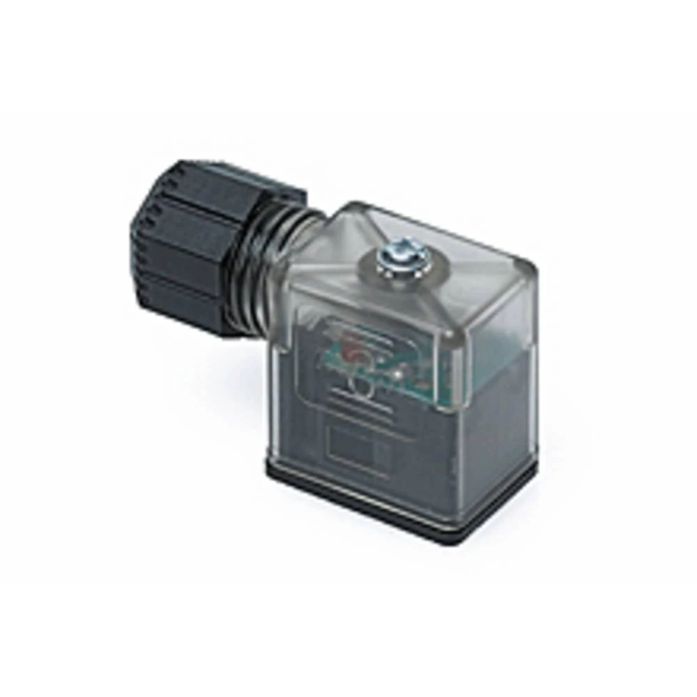 Molex 1212080081 mPm DIN Valve Connector, Form B-11mm, External Thread, 2 Pole Plus Ground with C4 Circuit, 48V, Amber LED slika