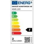 Konstsmide svjetlosna zavjesa vani Energetska učinkovitost 2021: F (A - G) 60 LED toplo bijela (Š x V) 140 cm x 120 cm