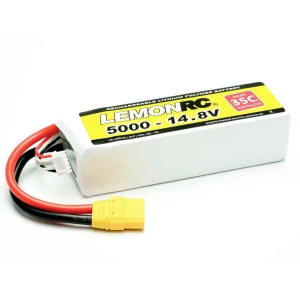LemonRC lipo akumulatorski paket za modele 14.8 V 5000 mAh Broj ćelija: 4 35 C softcase XT90 slika