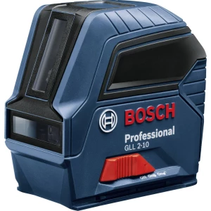 Linijski laser Samonivelirajući, Uklj. torba Bosch Professional GLL 2-10 Raspon (maks.): 10 m Kalibriran po: Tvornički standard slika