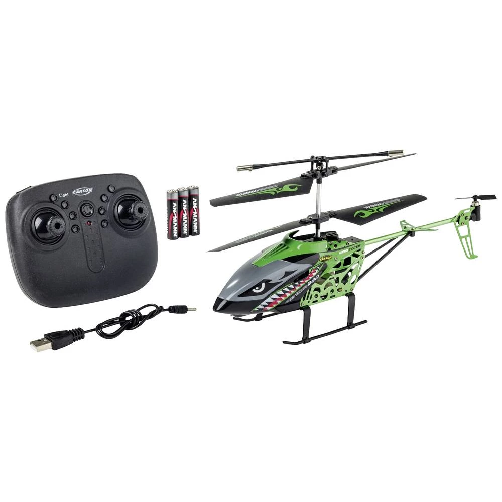 Carson Modellsport Easy Tyrann 280 2.4G 100% RTF grün RC helikopter RtF slika