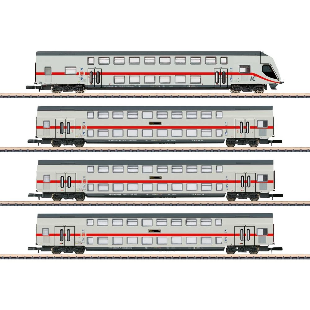 Märklin 87298 Z set od 4 dvospratna automobila IC2 DB AG, MHI slika