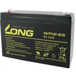 Long WP12-6S WP12-6S olovni akumulator 6 V 12 Ah olovno-koprenasti (Š x V x D) 151 x 99 x 50 mm plosnati priključak 4.8 mm nisko samopražnjenje, bez održavanja
